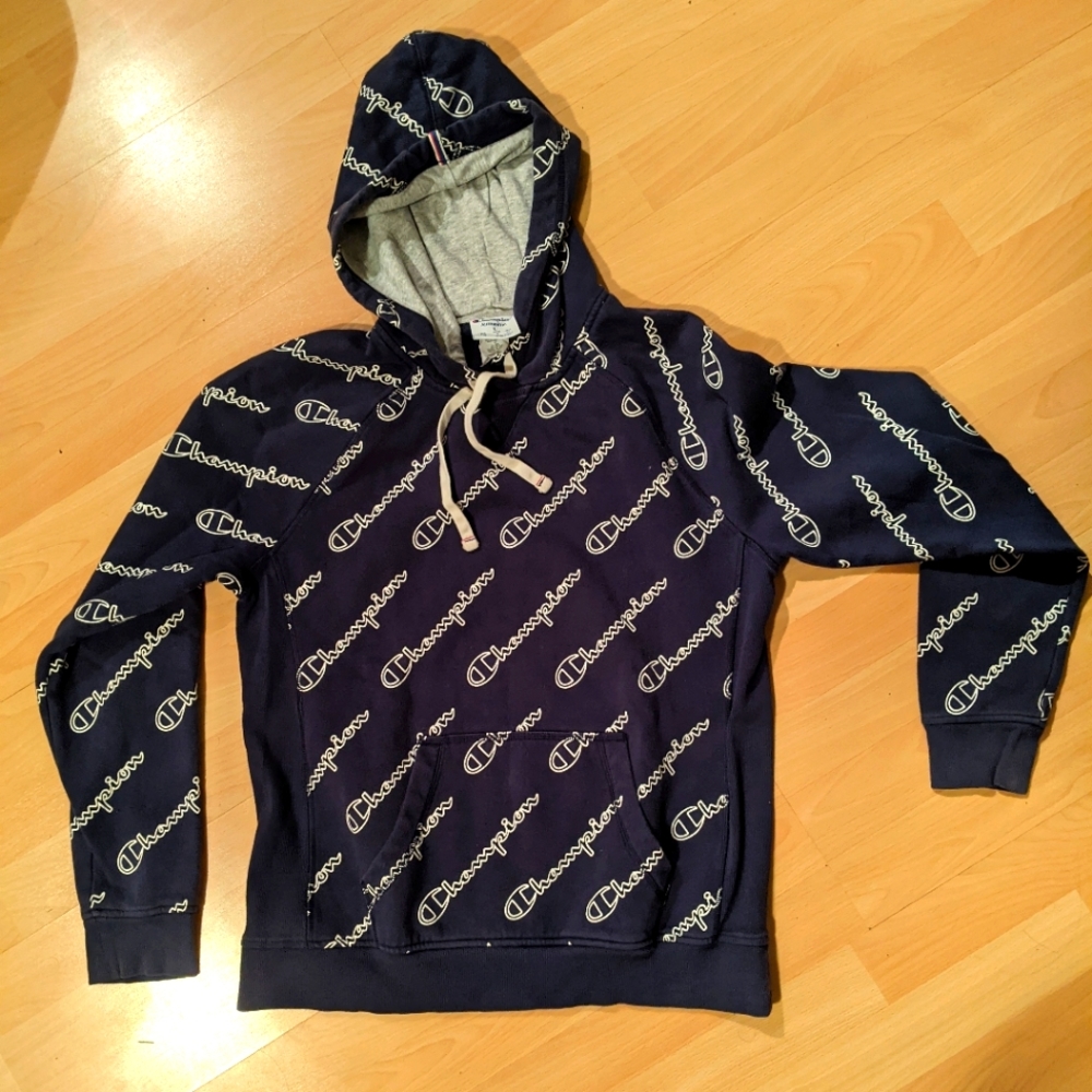 Navy champion hoodie